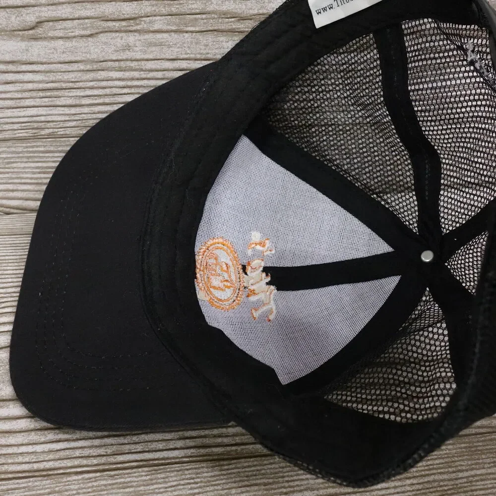 TITO'S‎ HANDMADE VODKA AUSTIN TEXAS LIQUOR PROMO BLACK MESH VENTED HAT CAP